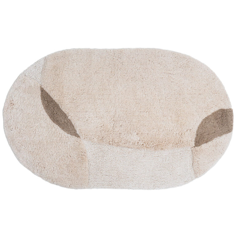 Badmat Bink - Creme Ovaal 60x100 cm