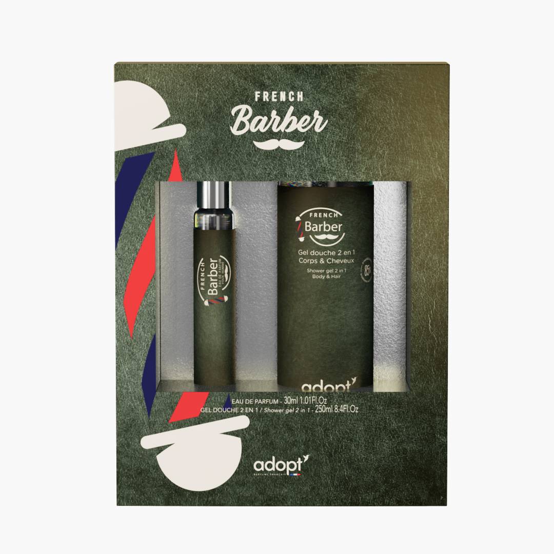French Barber - Coffret 30ml + gel douche 250 ml