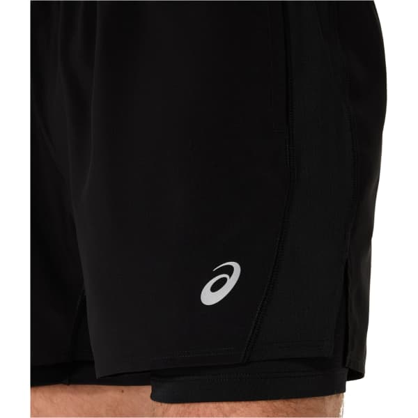 Short running ASICS CORE 2N1 5IN SHORT PERFORMANCE BLACK/PERFORMANCE BLACK