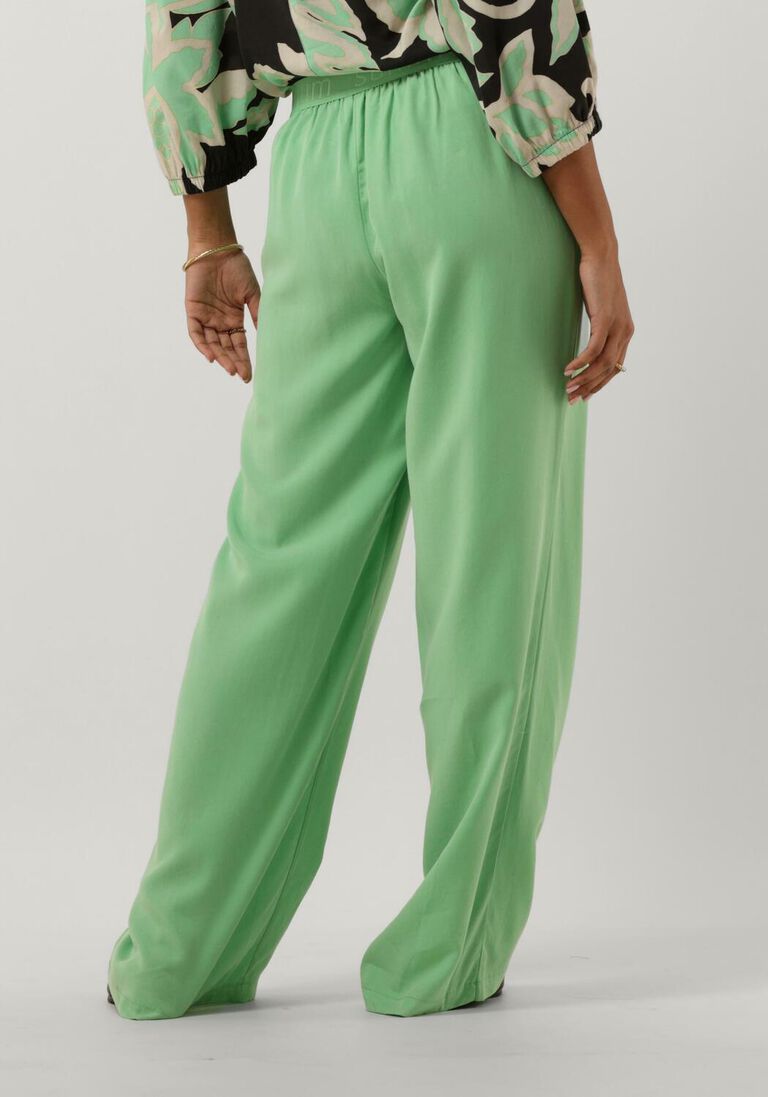 SUMMUM mint summum wijde broek trousers tencel