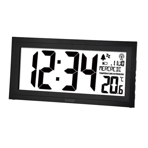 Horloge murale noire