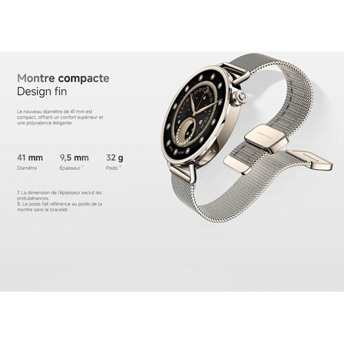 Montre connectée Xiaomi Watch S4 41mm Bluetooth Noir