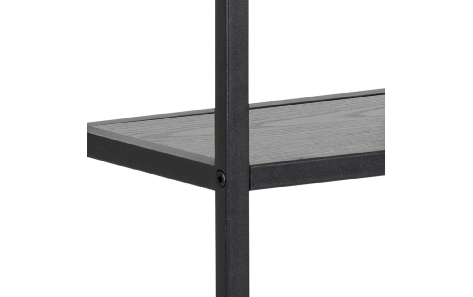 Wandregal Seaford 75 x 20 x 91 cm, SchwarzHängeschrank