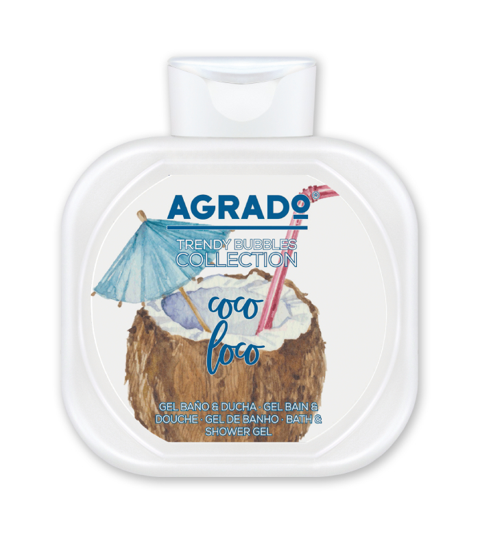 Agrado - *Trendy Bubbles* - Gel de banho e banho Coco Loco