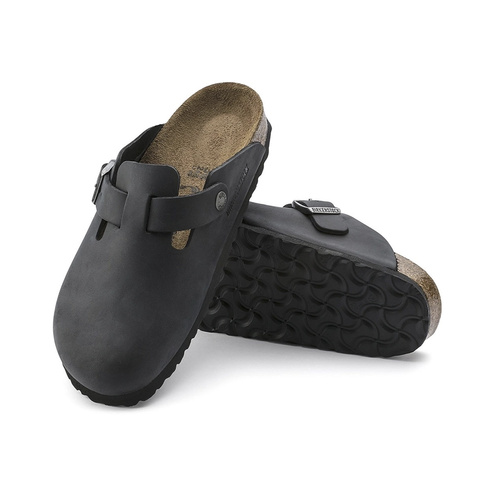 Birkenstock Boston Sandalen schwarz