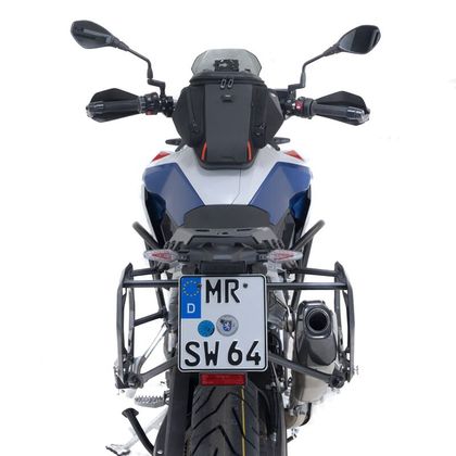 Sacoches cavalières SW-MOTECH SysBag WP L/L (27-40 litres x 2) complet avec support - Noir
