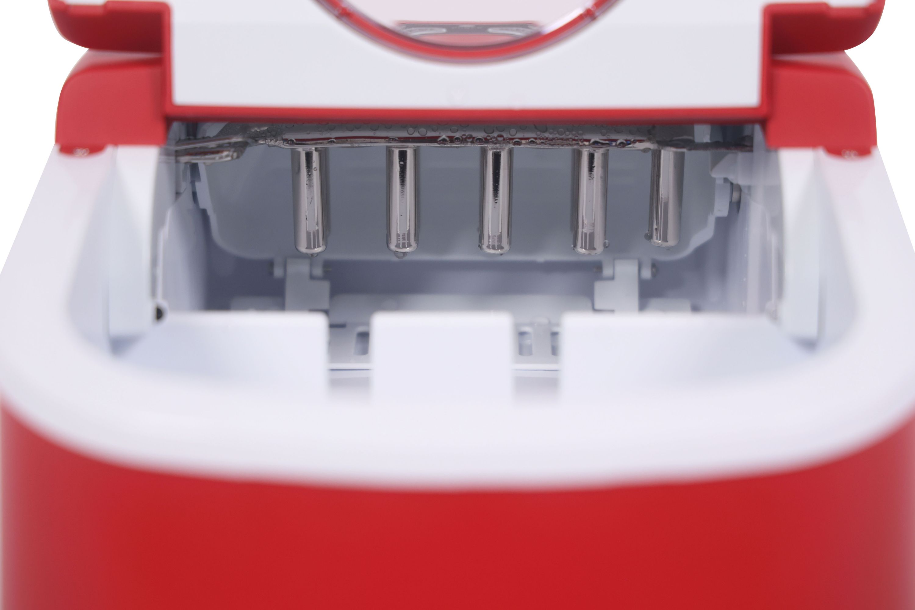 Eiswürfelmaschine rot 1.2L - 12 kg / 24 h