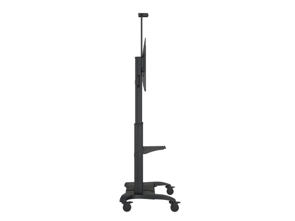 Multibrackets M Public Dual Pillar 180 HD - Vogn med hjul - for fladt panel - aluminium - sort - skærmstørrelse: 60