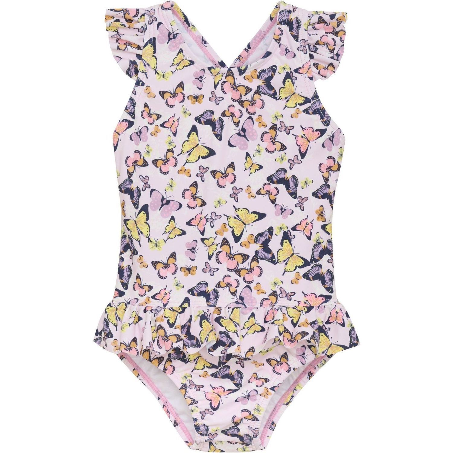 Color KidsBaby Suit W. Frills Diaper