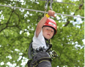 Klettern im Hochseilgarten in Velburg als Geschenk