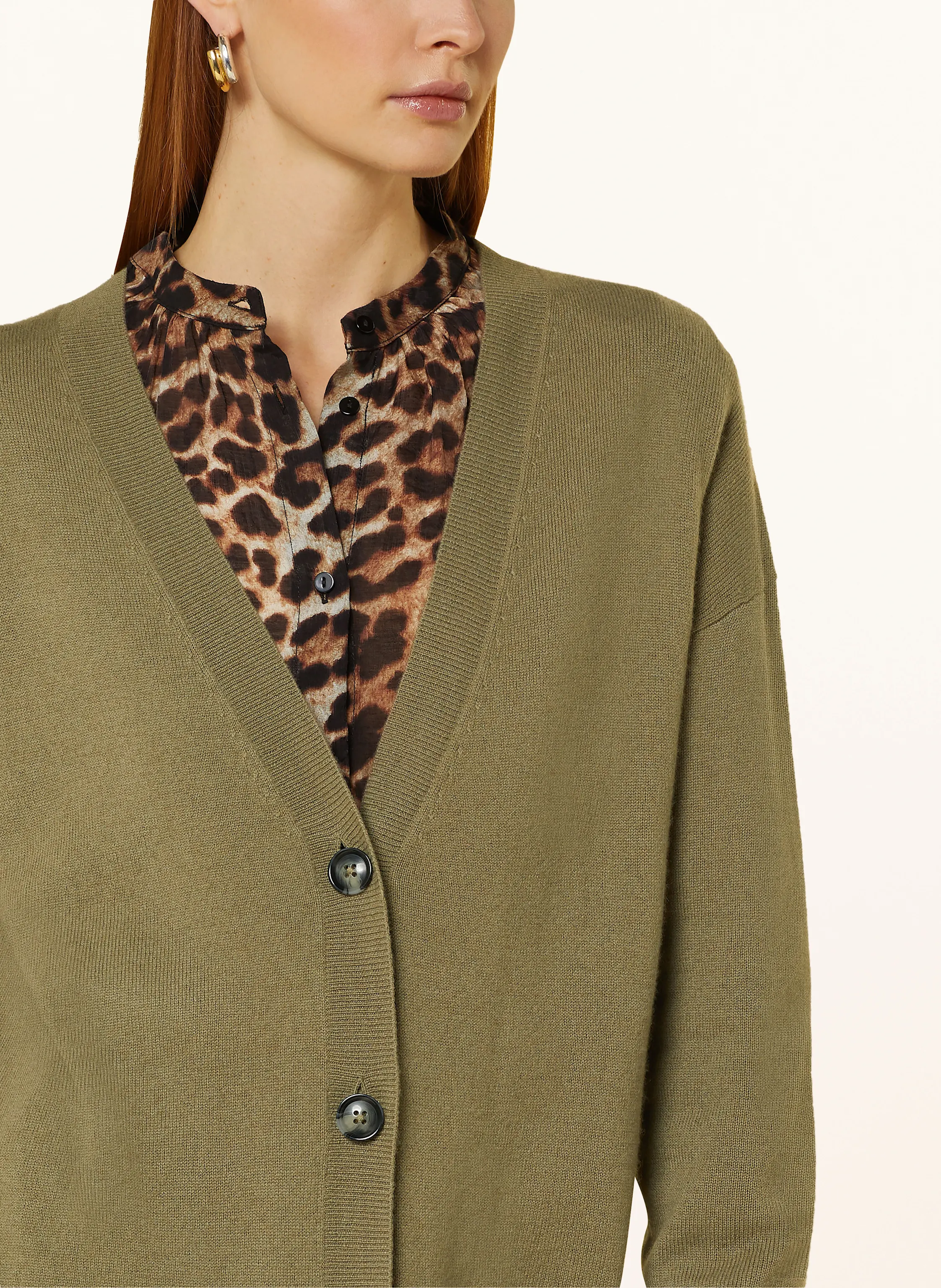 darling harbour Cashmere-Strickjacke