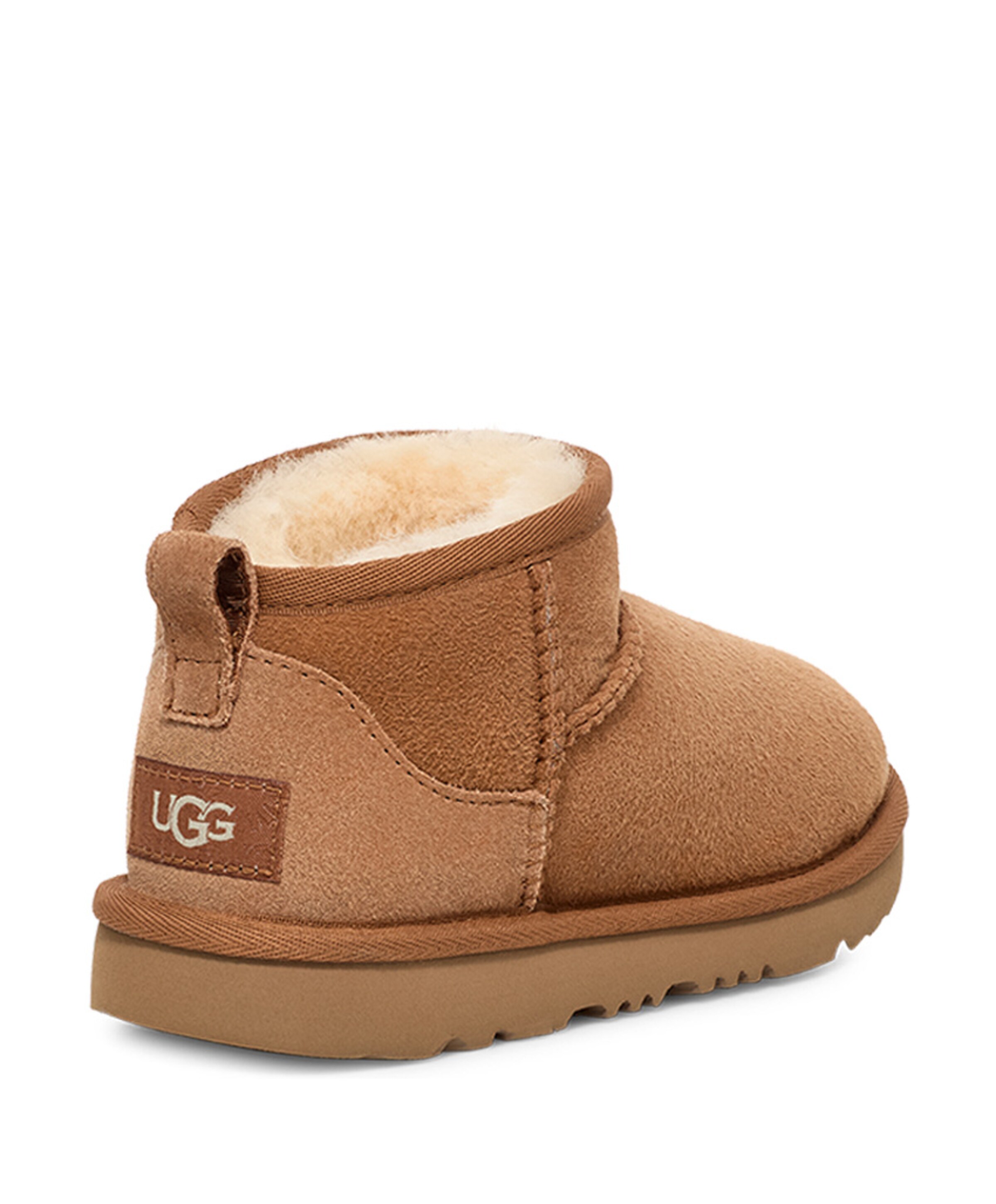 Ugg Classic ultra mini l meisjes enkellaarzen bruin