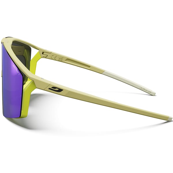 Lunette vélo JULBO EDGE MAT LIGHT BROWN/FLUO YELLOW