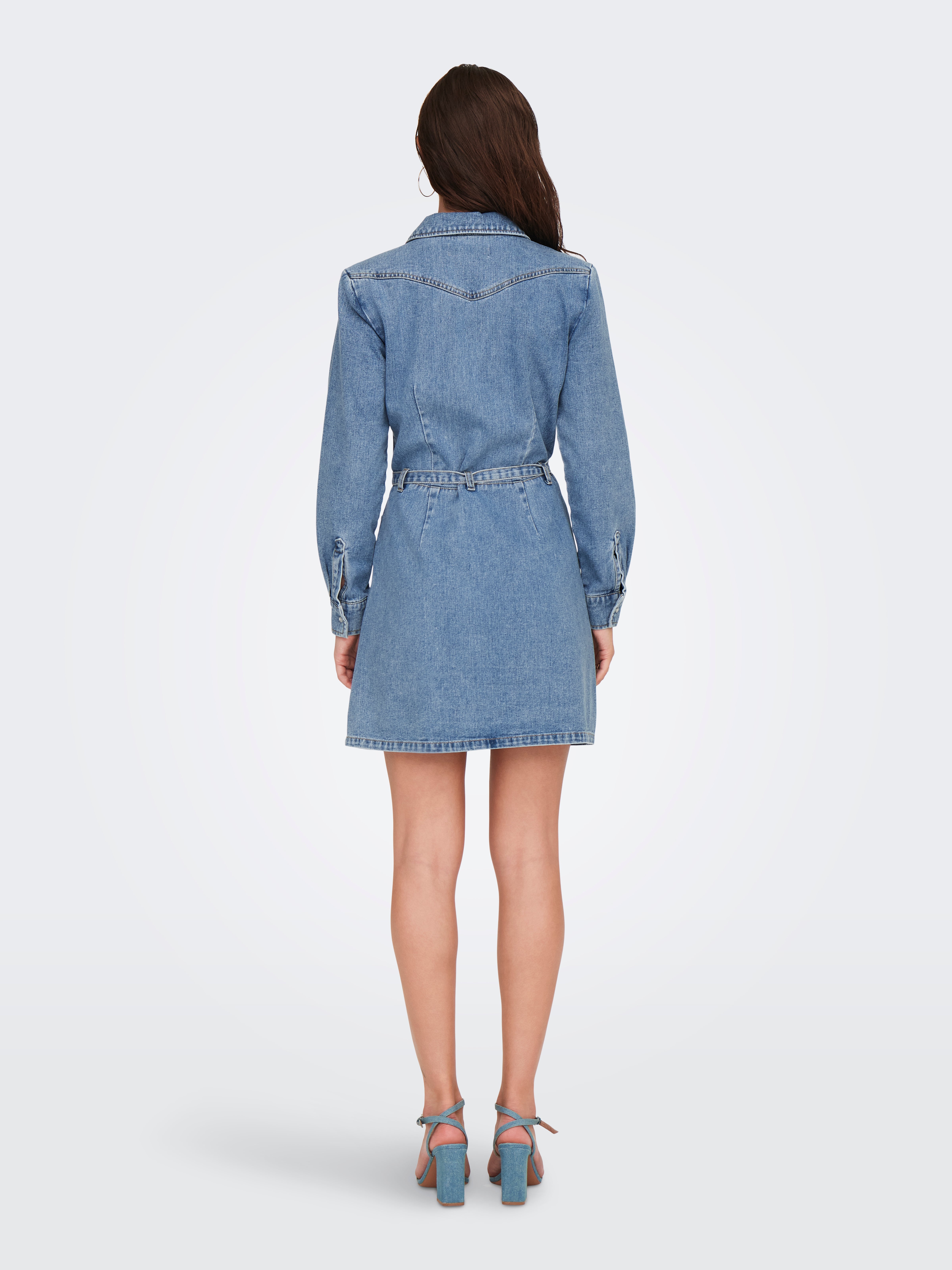JDYDIANA Kurzes Kleid Light Blue Denim