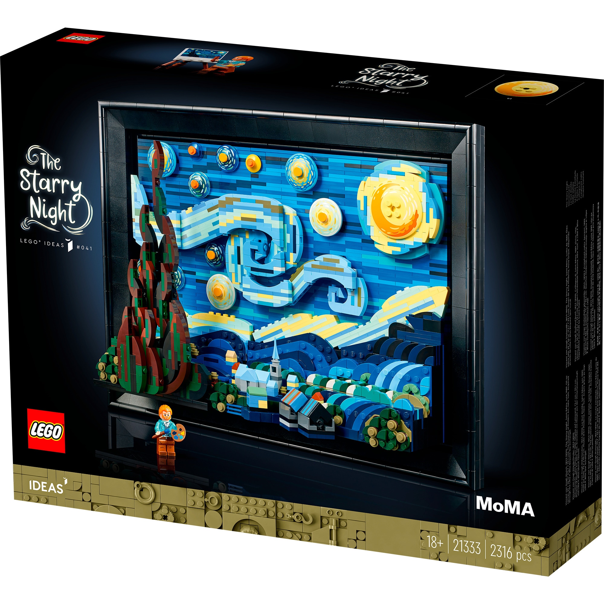 LEGO Konstruktionsspielzeug Ideas Vincent van Gogh – Sternennacht