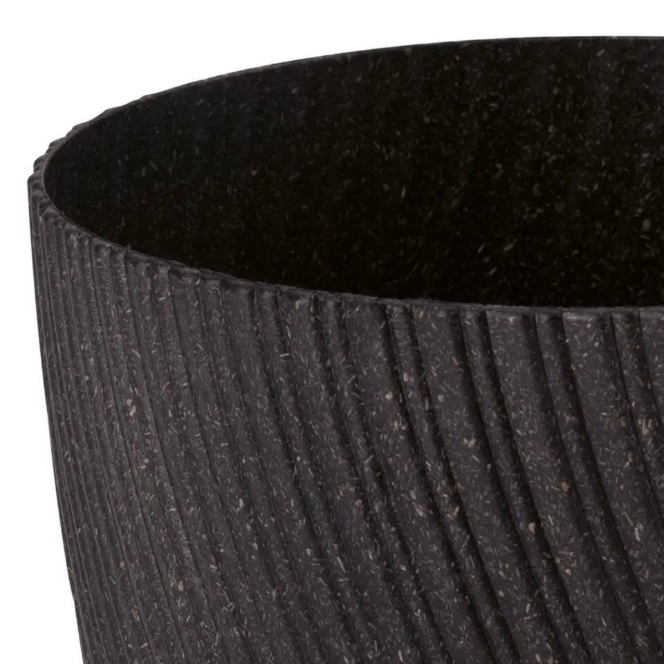 Form Plastic Plantenpot - kunststof - zwart - D17 x H14 cm