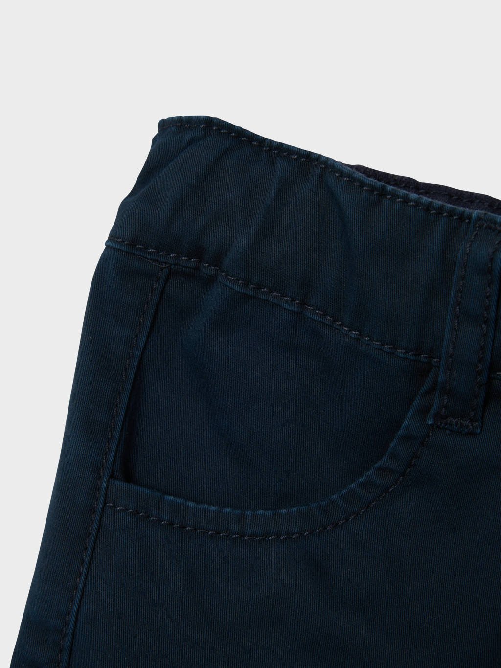 NAME IT regular fit cargo broek donkerblauw