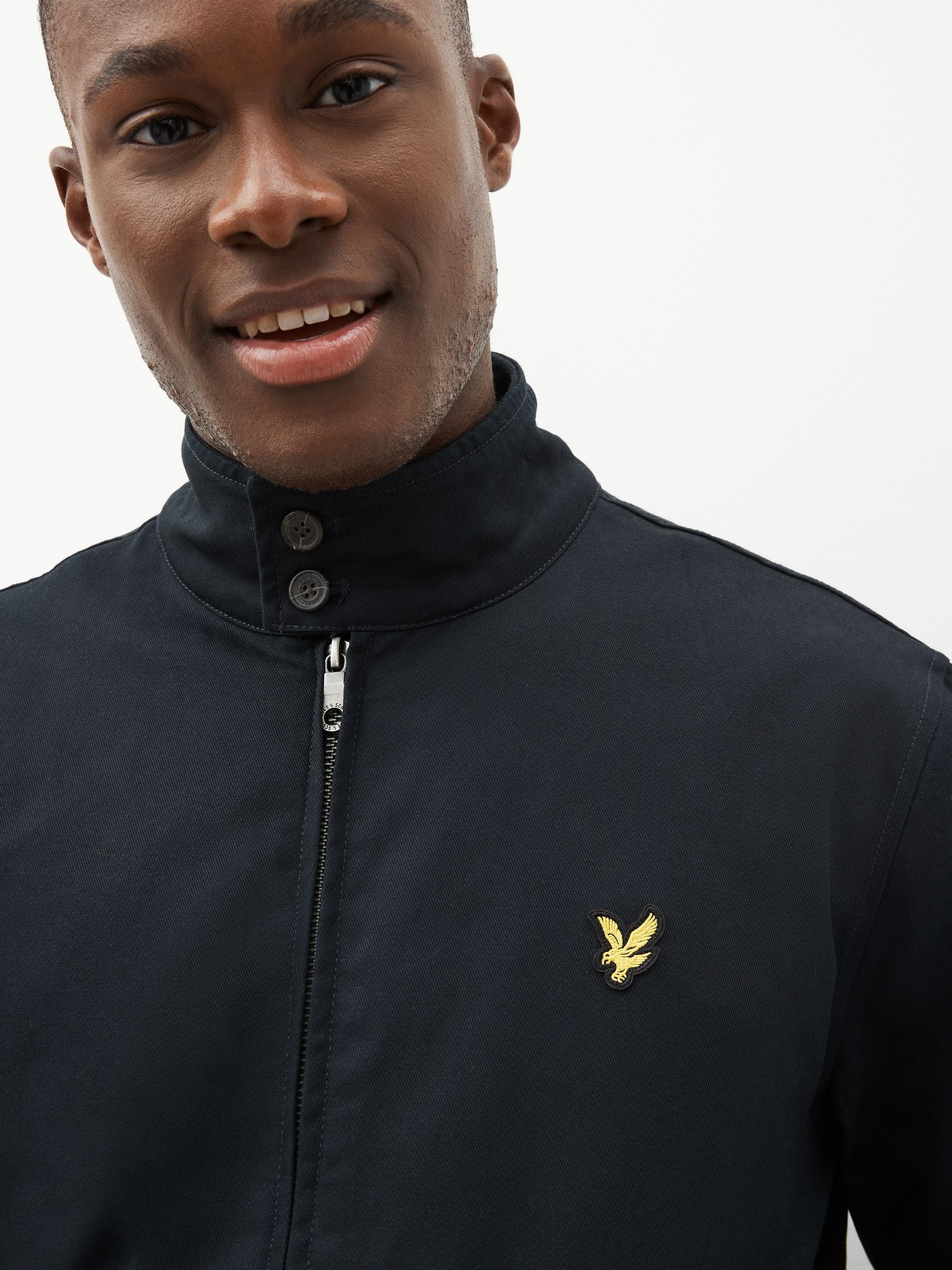 Marineblauw - Lyle & Scott Harrington jack