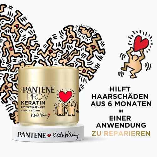 Pantene Pro-V Repair & Care Keratin Protect Haarmaske Trockenes, Geschädigtes Haar