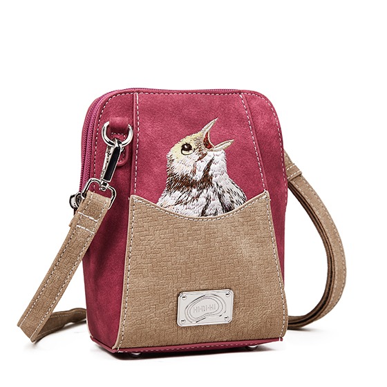 Hi-di-Hi Little Paradise Hand/ Crossbag Cerise/ Beige
