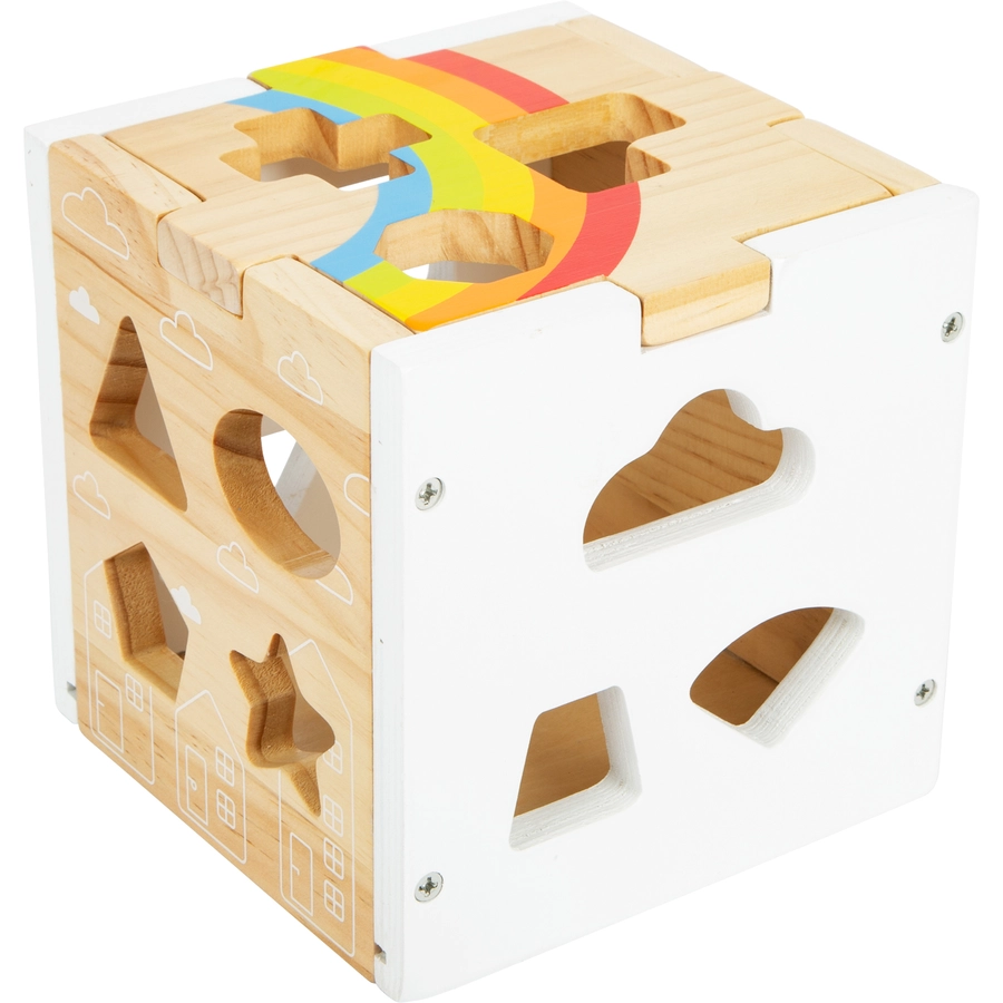 small foot® Steckwürfel Regenbogen