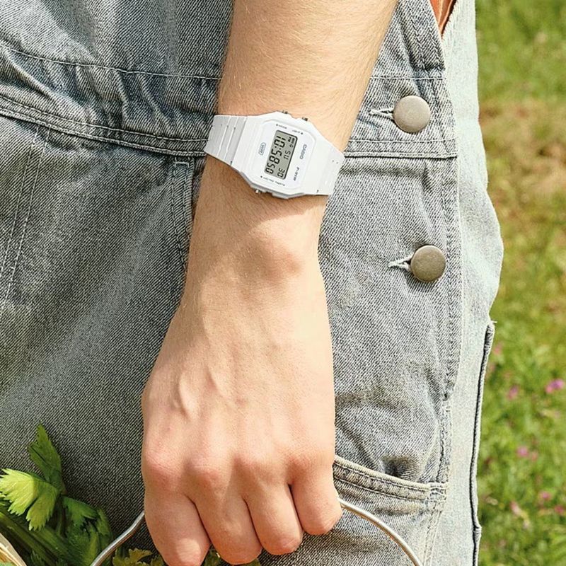 Casio - F-91 - Digitaal Horloge - Zwart - Biobased Hars