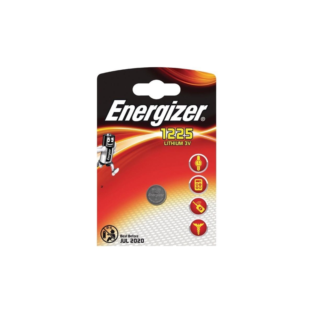 Lithium Knappecellebatteri BR1225 3 V 1-Blister