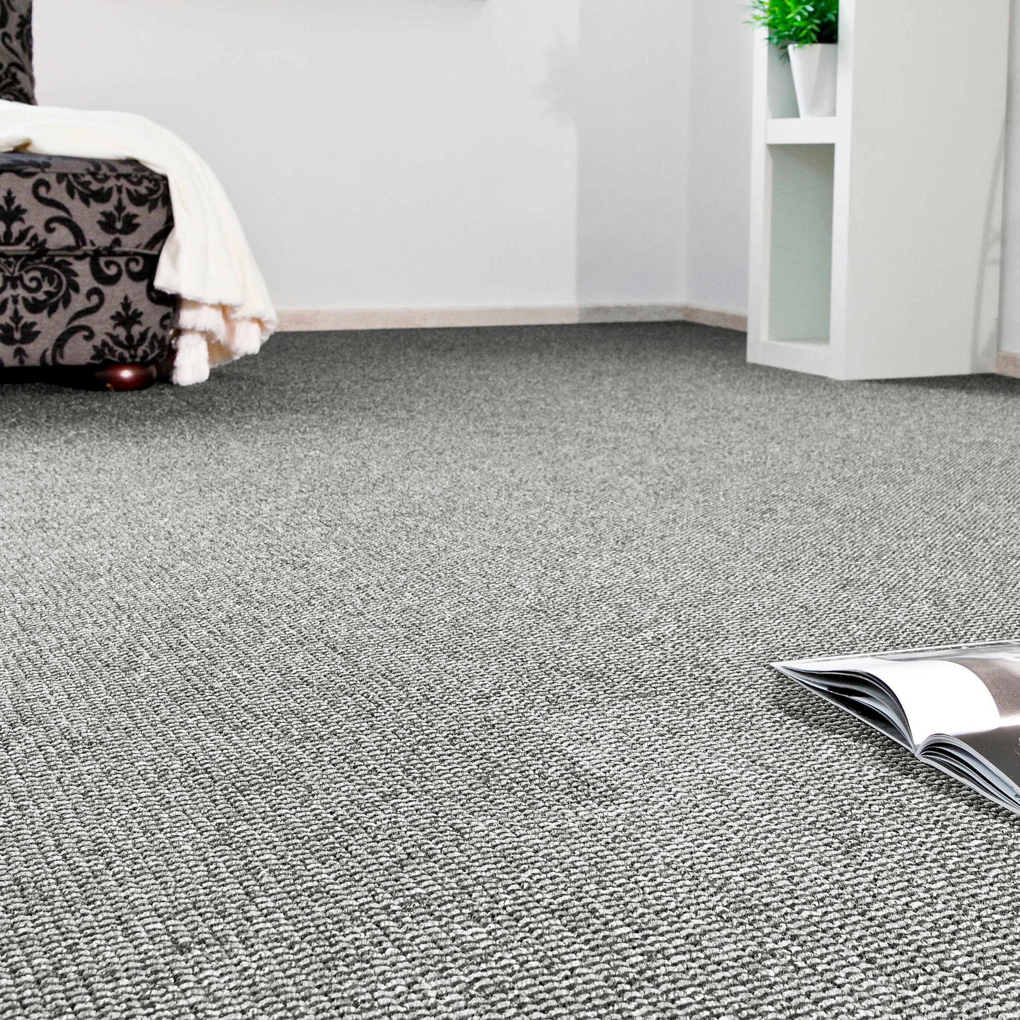 Andiamo Teppichboden »Patras, Strukturschlinge, Made in Netherlands« rechteckig 8,5 mm Höhe meliert, Breite 400 cm oder 500 cm, strapazierfähig & robust