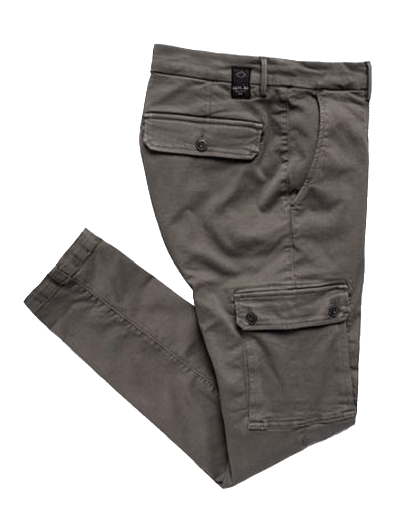 REPLAY PANTALON HOMME JAAN VERT MILITAIRE 030