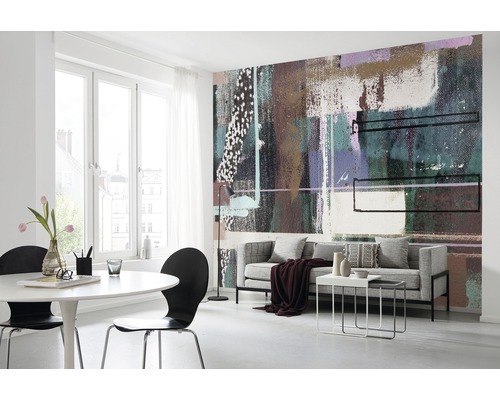 Vliesbehang PRH-0712 Vloeistoffen Druppelen 5-delige set 500 x 280 cm