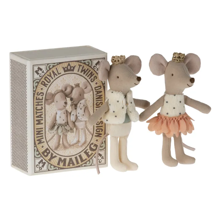 Maileg Souris Jumeaux Royaux dans leur boîte