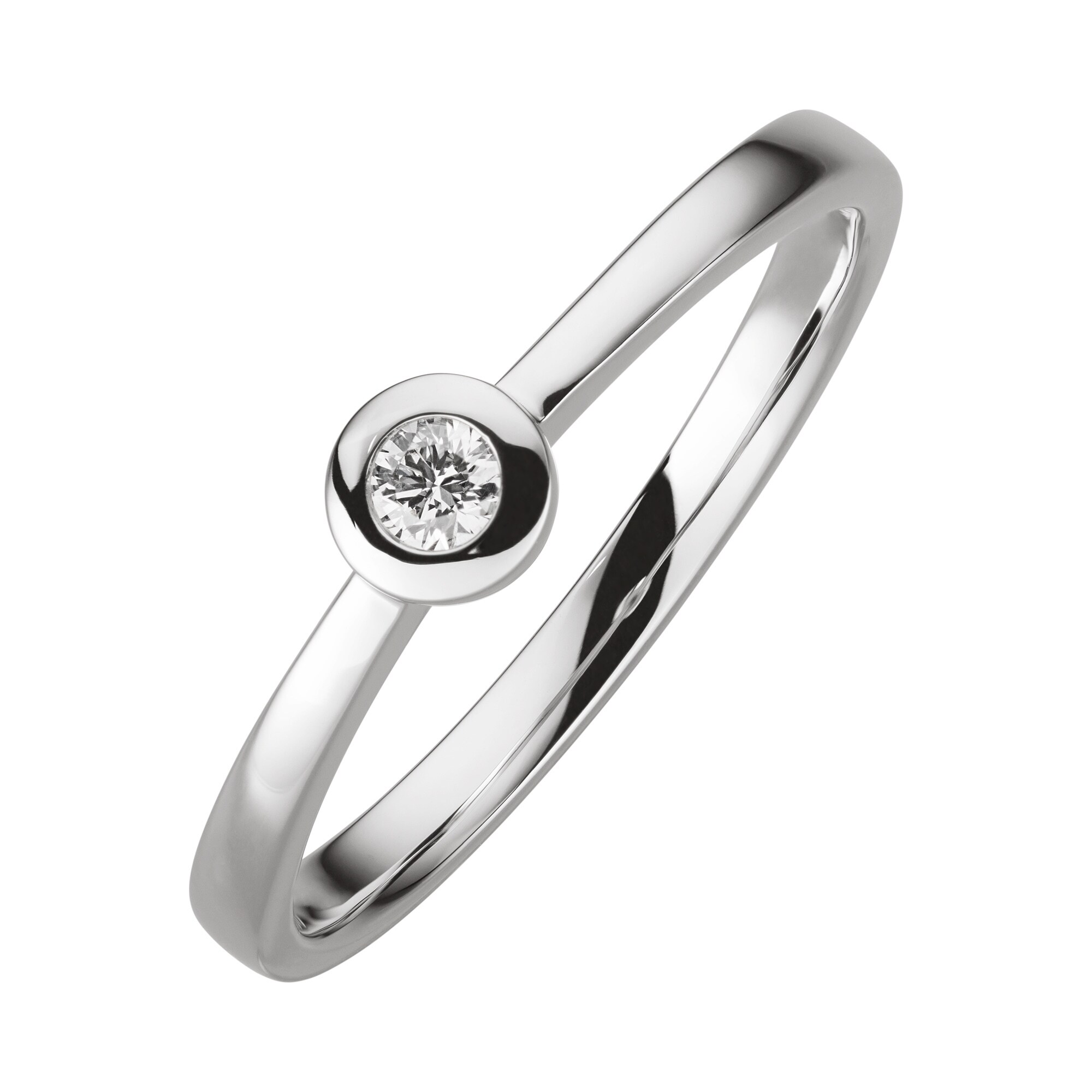 Orolino Ring 750 Gold 1x Brillant 0,07ct.