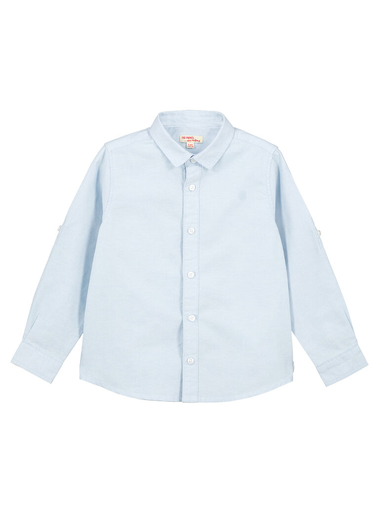 Chemise Bleu en oxford