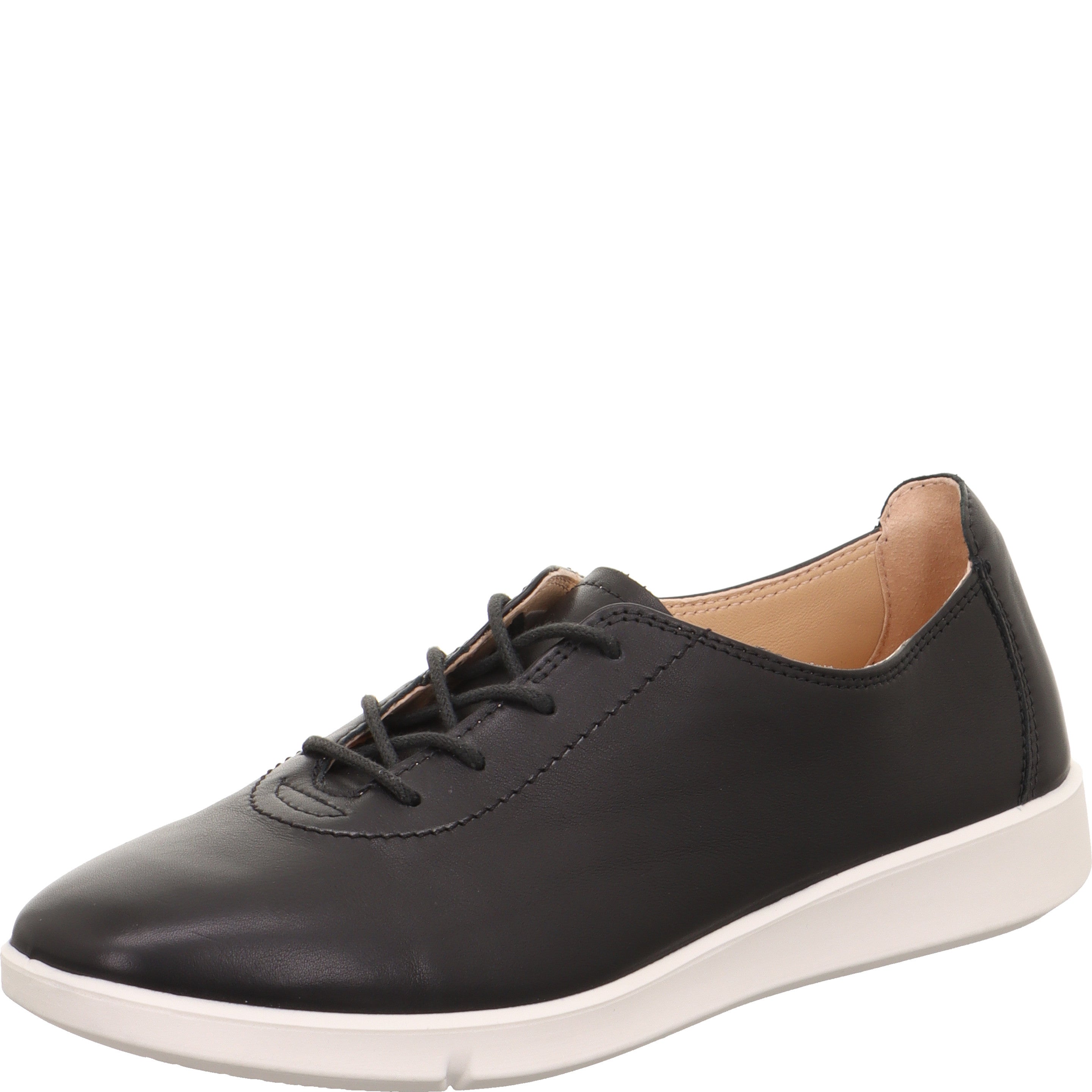 legero LUCCA Damen  Sneaker low mit Schnürung - Farbe: Schwarz - Größe: 5