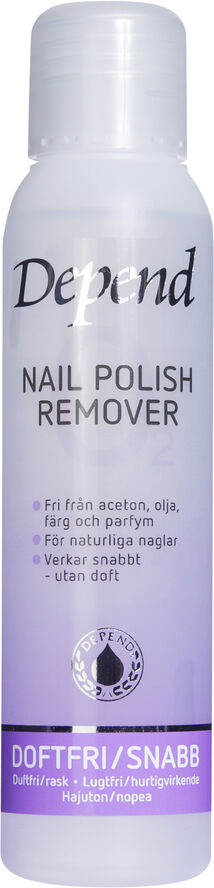 Depend O2 Neglelakfjerner lilla 100 ml