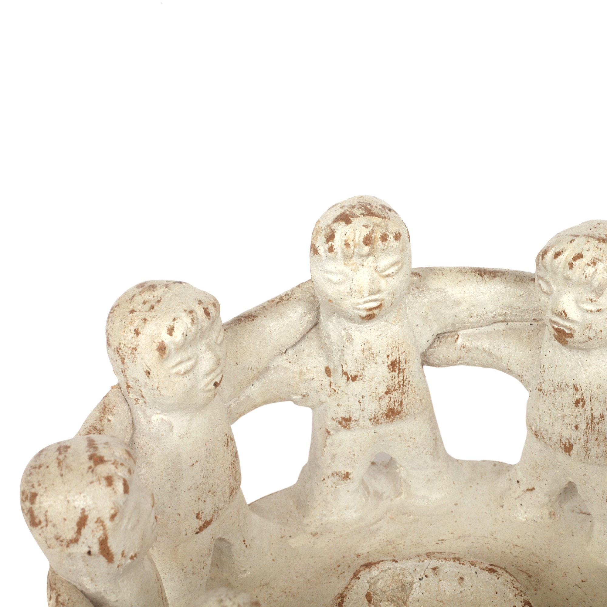 Kerzenhalter 'Friendship Circle 8', weiß, Ø 22 cm, H 13 cm von fischer's lagerhaus
