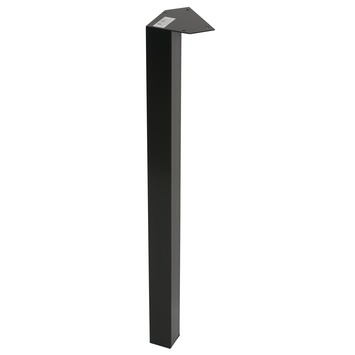 Duraline tafelpoot vierkant zwart 5x5x72 cm