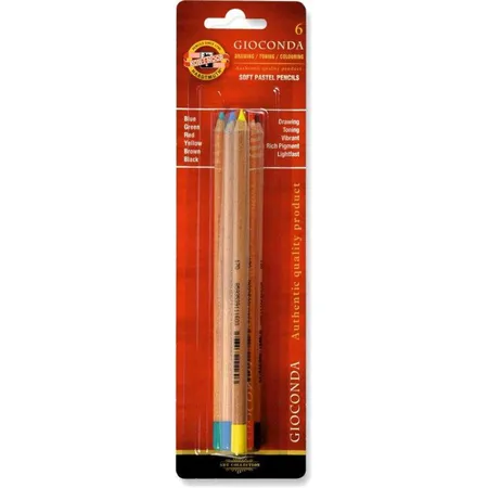 Koh-I-Noor Softpastell-Stifte Gioconda 6 Stück