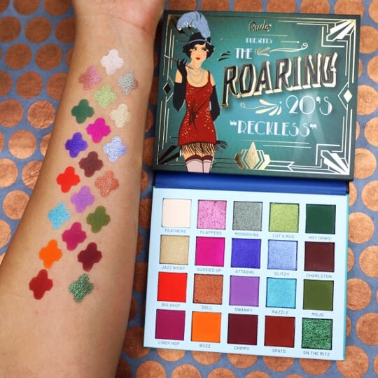 Rude Cosmetics The Roaring 20's 20 eyeshadow palette reckless