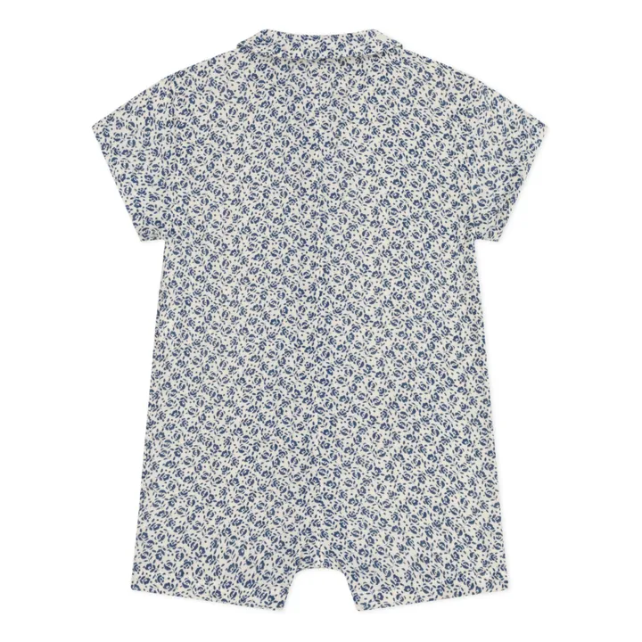 Petit Bateau Combishort Moulin Gaze de Coton | Bleu