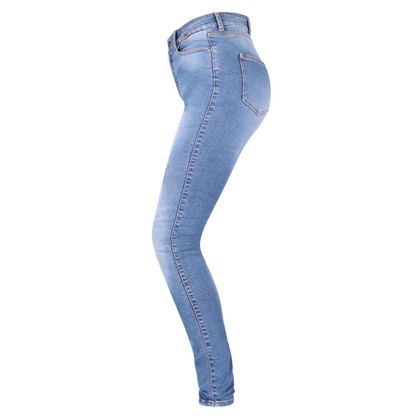 Jean Richa SECOND SKIN LADY SHORT - COURT FEMME - Skinny - Bleu