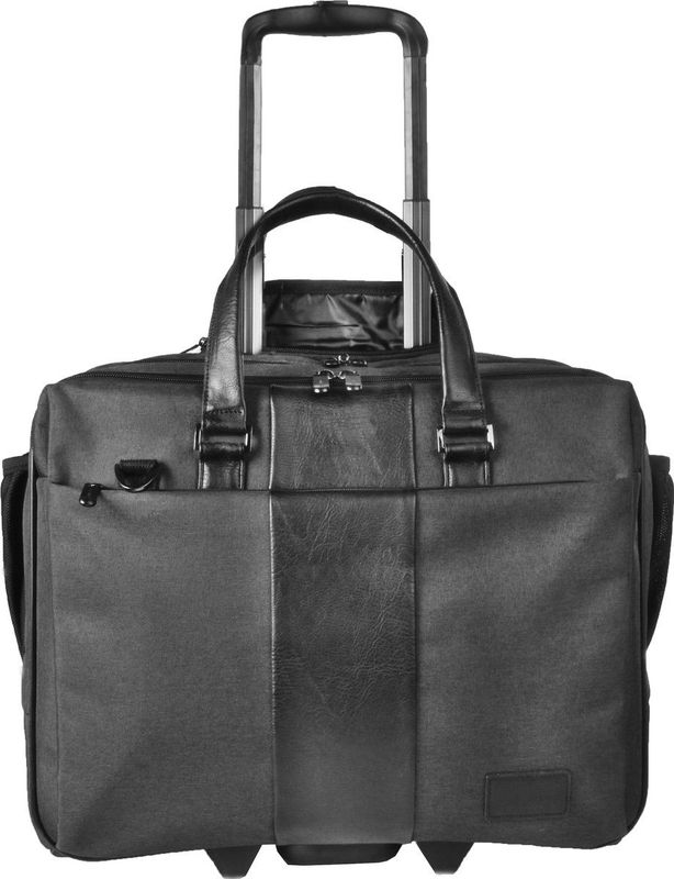 Dermata - 3497CV - Laptop Trolley - Zwart - Canvas