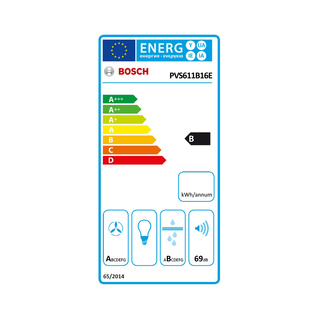 Bosch PVS611B16E Induktonkochfeld mit intergriertem Dunstabzug rahmemlos 60cm