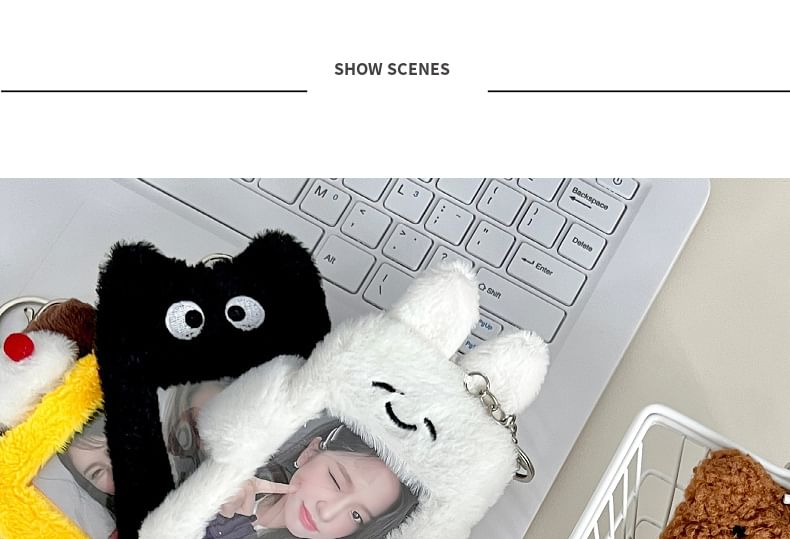 Kumi Fanchant - Cartoon Chenille Kaarthouder Tas Charm