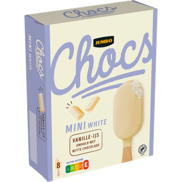 Jumbo Chocs Mini Wit 8 Stuks