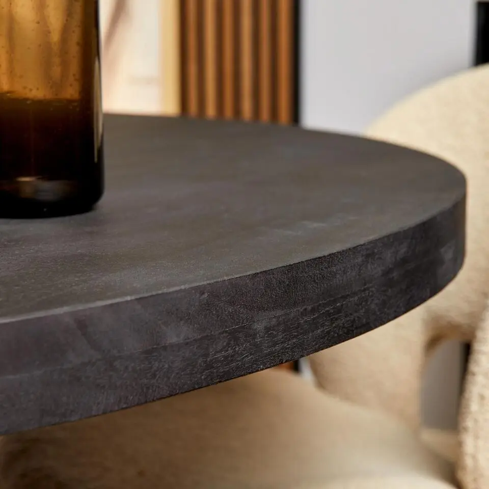 StarFurn - Ronde eettafel Denver - ø130 cm - zwart