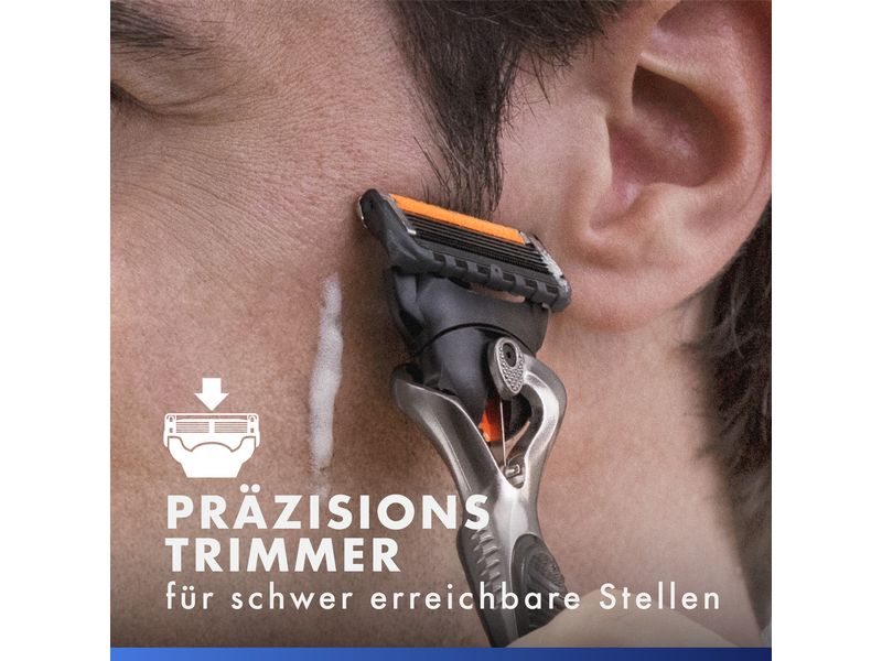 Gillette Rasierklingen Fusion5 Proglide 12 Stück Ersatzklingen mit 2x Gleitstreifen vor und nach den Klingen