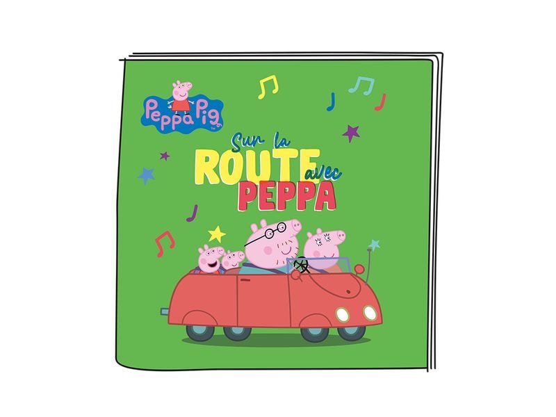 Tonies Hörbuch Peppa Pig – Sur la route avec Peppa -FR- Hörspiel
