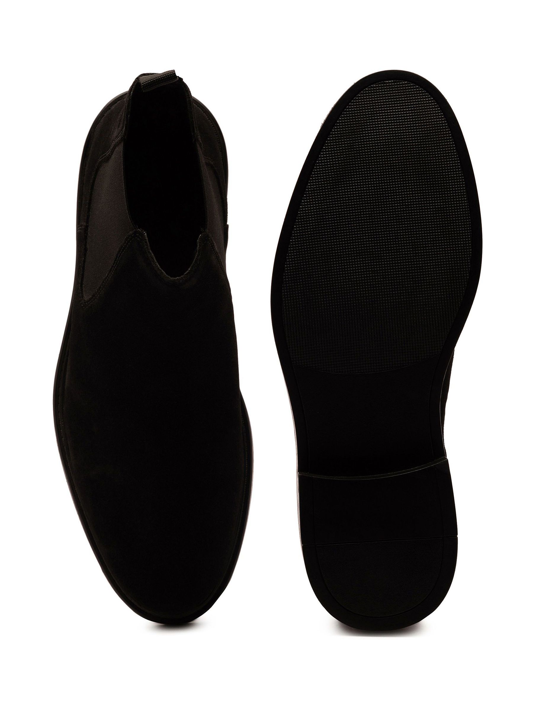 Off The Hook Torrance Suede Leather Slip-On Chelsea Boots