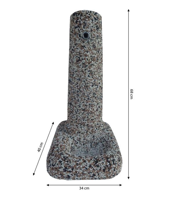 Tomco Stein-Gartenbrunnen Rimini, ca. H68 cm
